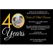 40 Years 40th Wedding Anniversary Photo Invitation