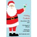 Santa with Cocktail Holiday Christmas Party Invitation
