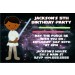 Star Wars Inspired Jedi Invitation -Brown Skin