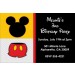 Classic Mouse Invitation (Mickey Mouse)