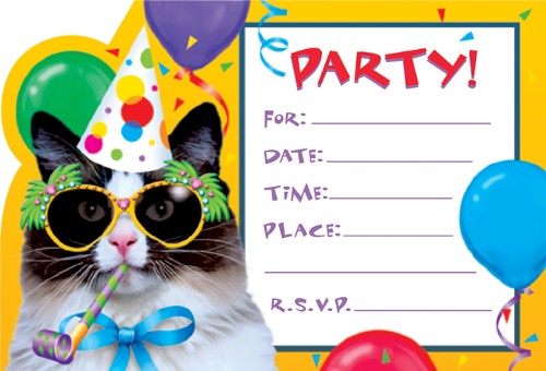 birthday party invitation