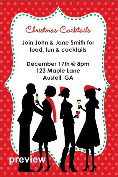 christmas party invitation