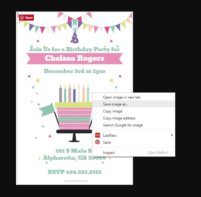 how to print printable invitations