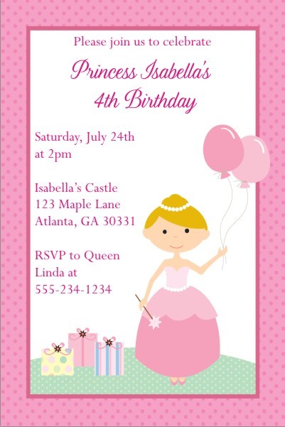 Princess Invitation 6