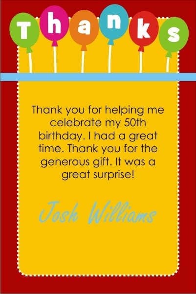 Shhh...It's a Surprise Party Thank You Cards