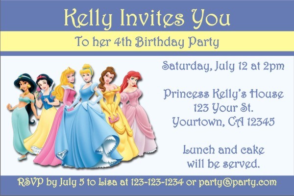 Princess Invitation 2