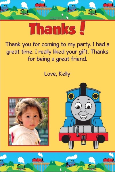 Thomas the Tank Engine (Train) Thank You Cards 2