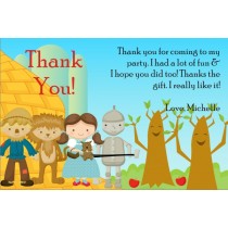 Wizard of Oz Thank You Cards