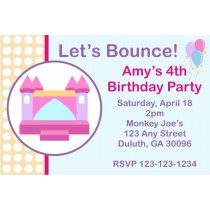Bounce House / Castle Invitation