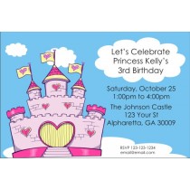 Princess Fairy Castle Invitations