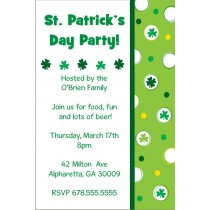 St. Patrick's Day Party Invitation - Feeling Lucky