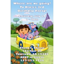 Dora the Explorer Invitations 2