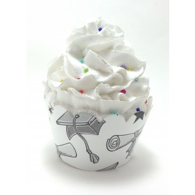 Graduation Caps and Diplomas Cupcake Wrappers 24ct 