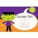 Kid Frankenstein Halloween Party Invitation