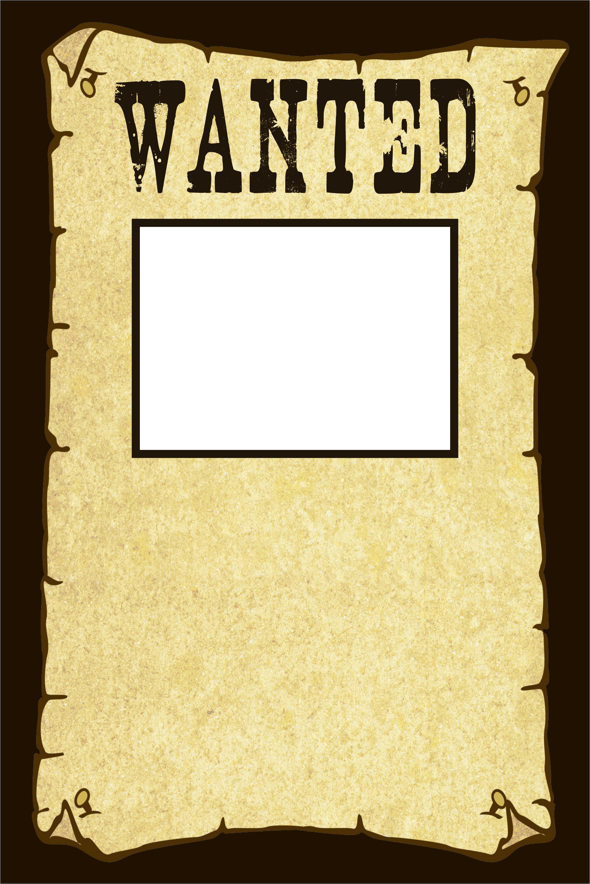Wanted Poster Invitation Personalized Party Invites